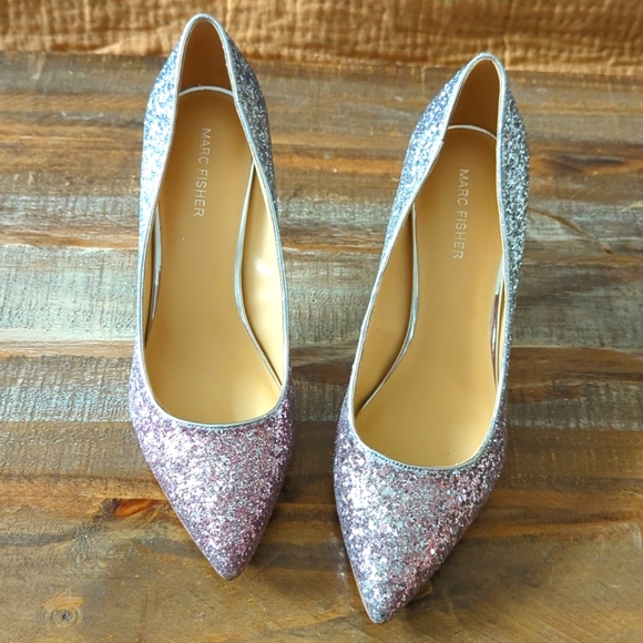 🆕🌿MARC FISHER GLITTER HEELS🌿 - Picture 4 of 14